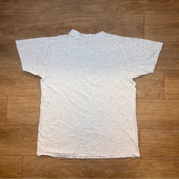 Vintage Discover Delta Light Gray T-Shirt 1992 - Picture 2 of 4